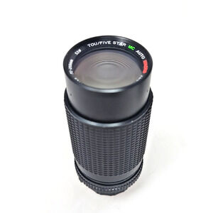 Toyo Optics Telephoto 75 - 200mm 1:4.5 TOU/Five Star MC Auto Macro Zoom Lens